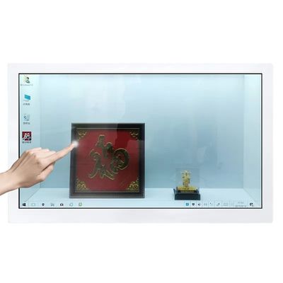32 inch transparant lcd vitrine TFT hoge helderheid touchscreen kast