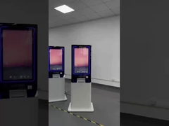 32 inch zelfbediening Digitaal scherm aanraakscherm Kiosk met A5 printer