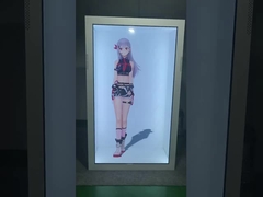 50 inch transparant lcd vitrine windows android systeem lcd display box