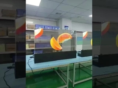 Desktop 55 inch OLED transparant scherm automatisch stijgend en dalen display
