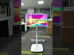 Draagbare 27 inch touchscreen monitor draaibare Android selfservice kiosk