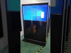 86 inch vloer staan Full Screen LCD Reclame Display 4k resolutie