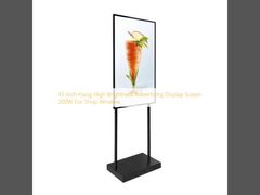 43 inch Hang High Brightness Advertising Display Screen 200W Voor winkelvenster