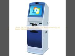 19 inch selfservice touchscreen kiosk terminal met identiteitskaartlezer A4 printer