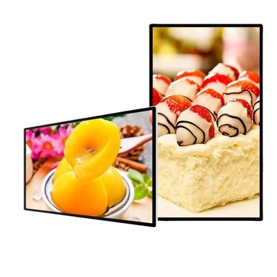 43 Inch Ultra Dun IP65 Wandmontage LCD Reclame Scherm Digitale Signage met 4G WiFi