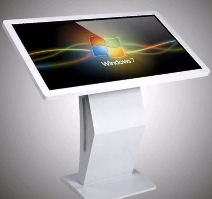 55 Inch Vloerstaande All-In-One Kiosk Computer met Infrarood Touchscreen en Android of Windows Systeem