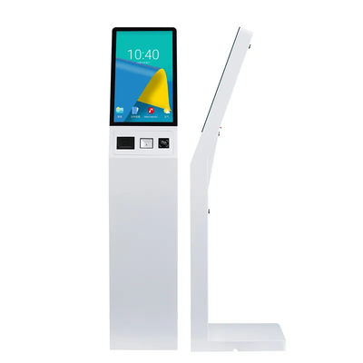 22-inch geautomatiseerde robot zelfbedieningsbetaalkiosk met hoge duurzaamheid en ADA-compatibel touchscreen voor tankstations