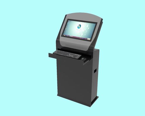 19 inch vloer staande touchscreen selfservice kiosk voor het innen van tickets met interactief display