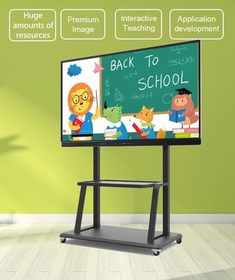 86 inch digitaal interactief whiteboard met 3840x2160 resolutie en infrarood touch voor smart board applicaties