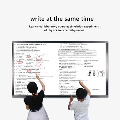 110 inch digitaal interactief whiteboard intelligent paneel met elektromagnetische pen