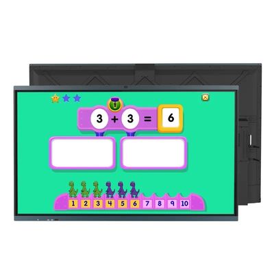 86 Inch 4K Resolutie Interactief Whiteboard met 20-Punts Infrarood Touch Smart Blackboard voor Onderwijs