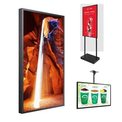 55 inch 16:9 Hoge helderheid Advertentie Display Videospeler LCD-scherm met 2000cd/m2 Helderheid voor winkelvenster