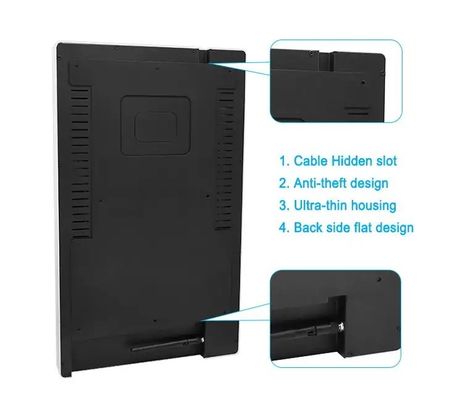 Aluminiumlegering 50W Lift Reclame Display met 1920x1080 Resolutie Digitale Signage