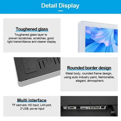 Aluminiumlegering 50W Lift Reclame Display met 1920x1080 Resolutie Digitale Signage