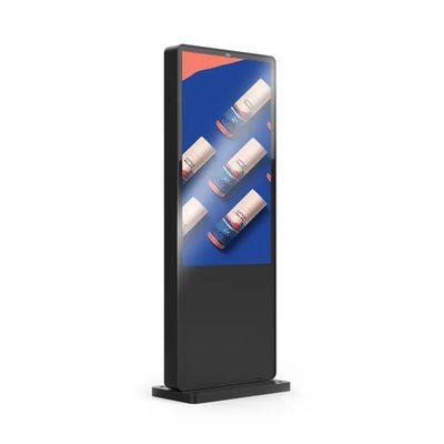 65 inch LCD-scherm Reclame Buitenspeler Hoge helderheid IP65 beschermingsniveau