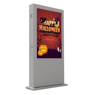 55 Inch Hoge Helderheid IP65 Buiten Reclamescherm Display voor Weerbestendige Digitale Bewegwijzering