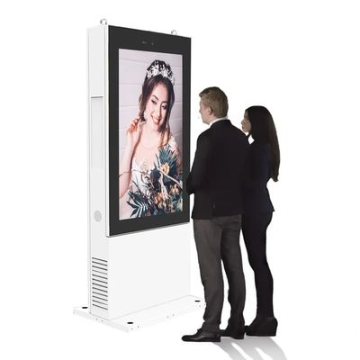 Waterdichte digitale buitenreclame-schermen met dubbel scherm