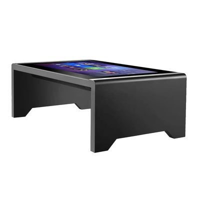 43 inch digitaal capacitieve touchscreen spel tafel met roestvrij staal glas