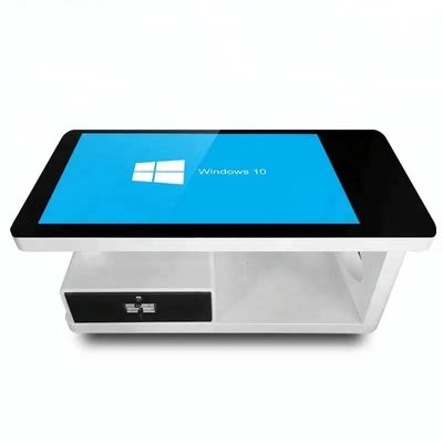 43 inch Windows 10 interactief touchscreen tafel met aluminiumlegering frame voor zakelijk en educatief gebruik