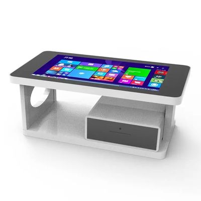 43 inch Windows 10 interactief touchscreen tafel met aluminiumlegering frame voor zakelijk en educatief gebruik