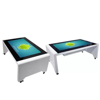 Interactieve touchscreen tafel met 55 inch aluminium legering met 110W stroomverbruik en multi-touch display