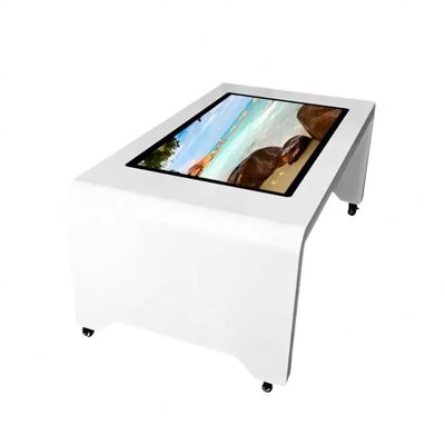 Interactieve touchscreen tafel met 55 inch aluminium legering met 110W stroomverbruik en multi-touch display