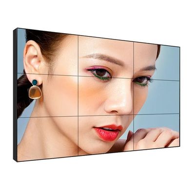 55 Inch LCD Splicing Wand met Infrarood Touchscreen en 500cd/m2 Helderheid voor Commerciële Videowand Displays