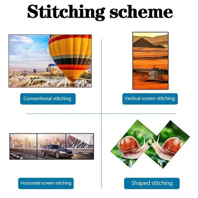 65 inch 4K-resolutie LCD-splitsingswand met 3,5 mm bezel voor High-Definition Video Wall Displays