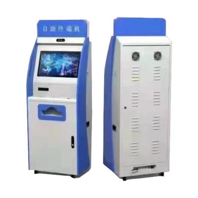 21.5 inch capacitieve touchscreen zelfbediening kiosk met multi functioneel betalingssysteem en metalen kast