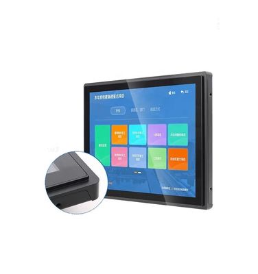 27 inch capacitieve touchscreen monitor waterdicht IP65 voorkant