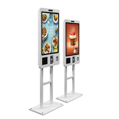 Zelfservice aanraakscherm bestelkiosk 21,5 inch 24 inch 27 inch muur gemonteerd