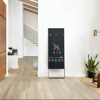 43 inch slimme fitness spiegel met Android 7.1 RK3288 en aangepaste helderheid LCD advertentie display
