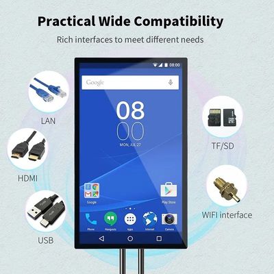 43 inch Hoge helderheid capacitieve touchscreen monitor industrieel scherm