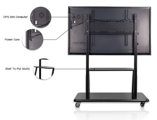 55 Inch Smart Touchscreen Interactief Flat Panel met 16:9 Beeldverhouding en 10 Punten Touch