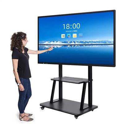 75 inch Infrarood Touch Smart Touch Screen Interactief Flat Panel ROHS goedgekeurd voor vergaderruimtes