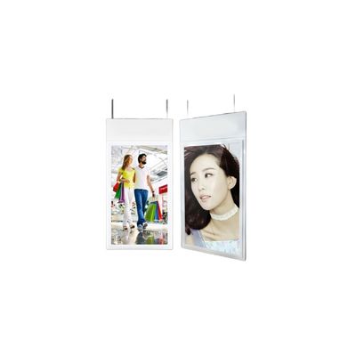 43 inch dubbel scherm advertentie-display met hoge helderheid met 700 nits hangend raammonitor