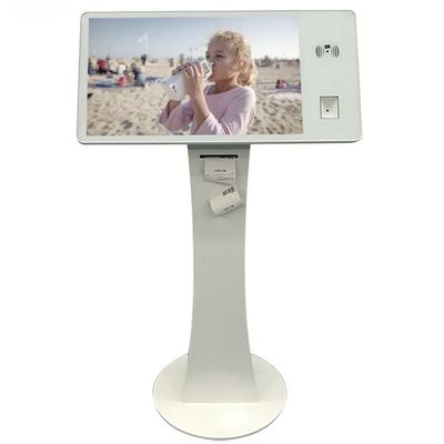 22 inch capacitieve aanraakscherm zelfbedieningskiosk met QR-code scanner en aanpasbare opties