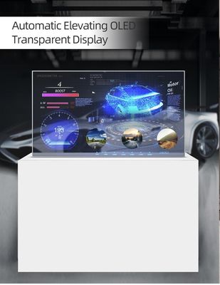 55 Inch Transparant OLED Touchscreen Digitale Signage Monitor met 1920*1080 Resolutie en Capacitieve Touch