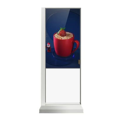 55 Inch Transparant Touchscreen Monitor met Android Videospeler en Infrarood 10 Touch Technologie