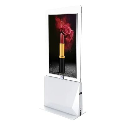 55 Inch Transparante LCD Vitrine met 1920 x 1080 Resolutie en Vloerstandaard OLED Display
