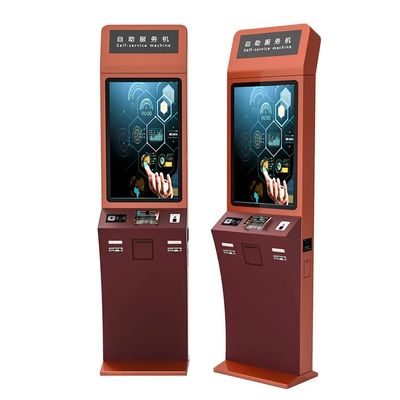 Op de vloer staande, op maat gemaakte capacitieve touchscreen kiosk - zelfbediening digitale signage oplossing
