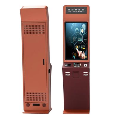 Op de vloer staande, op maat gemaakte capacitieve touchscreen kiosk - zelfbediening digitale signage oplossing