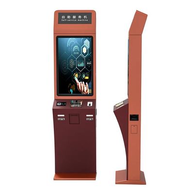 Op de vloer staande, op maat gemaakte capacitieve touchscreen kiosk - zelfbediening digitale signage oplossing
