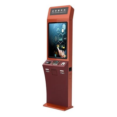 Op de vloer staande, op maat gemaakte capacitieve touchscreen kiosk - zelfbediening digitale signage oplossing