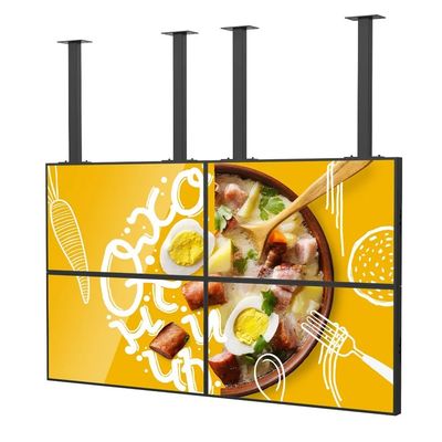 55 Inch LCD Splicing Wall Videowall met 500cd/m2 Helderheid en 1920*1080 Resolutie voor Winkelruit Displays