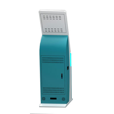 32 Inch Zelfbedienings Kiosk met Touchscreen, A5 Printer en Barcode Scanner