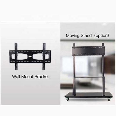 65 inch Infrarood Touch Screen Monitor Draagbaar All-in-One Touch Kiosk 350 Cd/M2