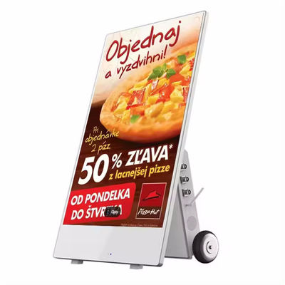 1920x1080 Beweegbaar reclamebeeldscherm LCD Hoog helderheidsmonitor