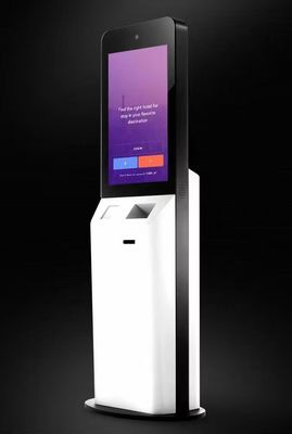 Aanpasbare touchscreen selfservice kiosk met multi betaling opties in 22 inch / 27 inch / 32 inch maten