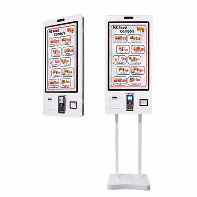 Kiosk voor zelfbestellen op de muur of tafel met ingebouwde 1D/2D-scanner en 22/24/32 inch LCD-scherm